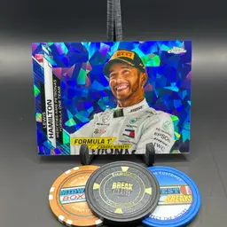 Lewis Hamilton Sapphire Formula F1 Mercedes 2020 Topps Chrome Sapphire