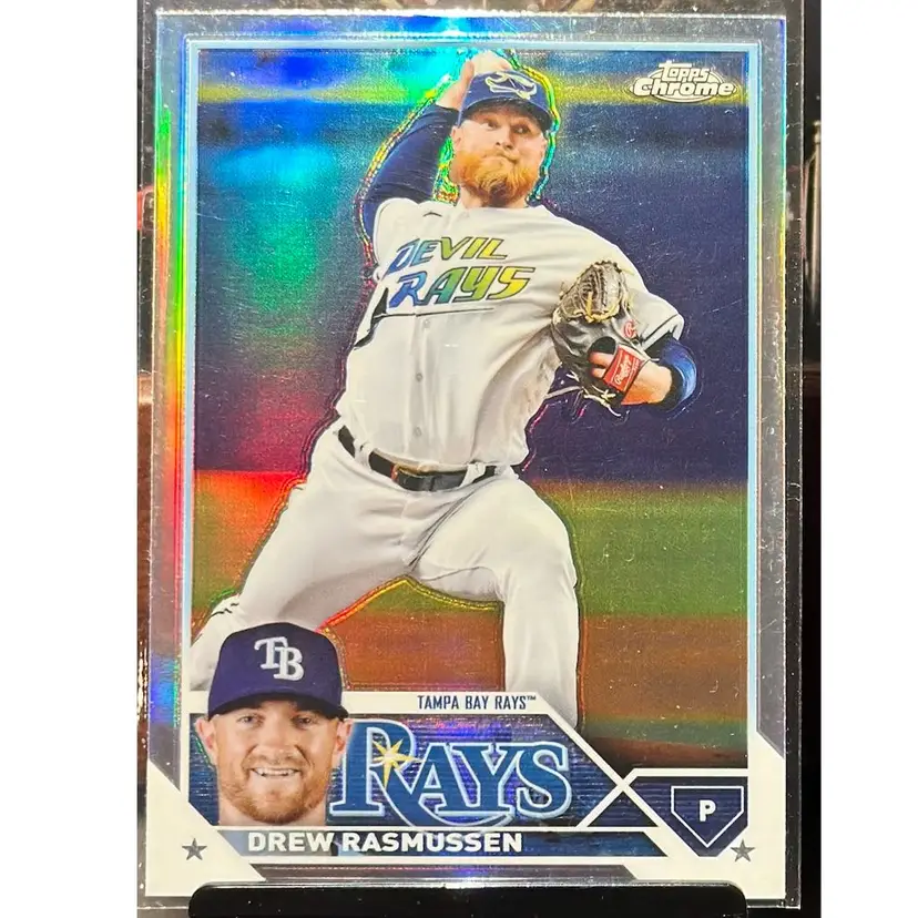 Drew Rasmussen Tampa Bay Rays 2023 Topps Chrome Refractor