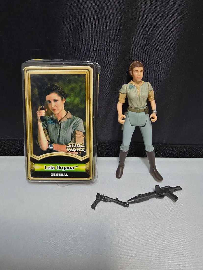 Star Wars POTJ General Leia Organa Collection 1 Loose/ Complete 3.75" (MM)