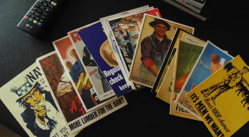 Army Camp POSTCARDS THAT DO ASK AND DO TELL CAMPY WW2 REPRODUCTIONS