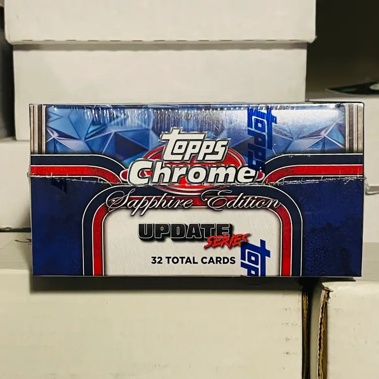 2025 Topps Chrome Update Series Sapphire Edition Box