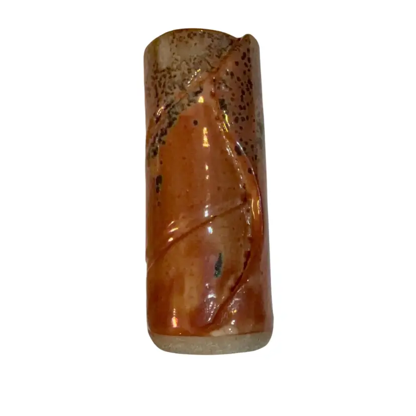 Slab Studio Pottery Vase Speckled Iridescent
