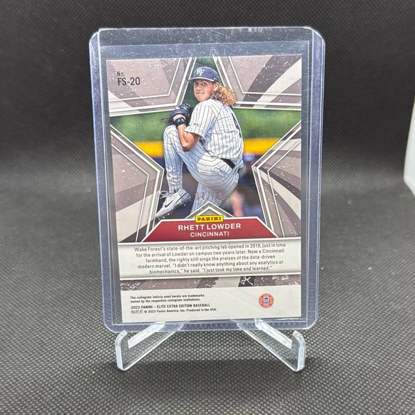 2024 Elite Extra Edition Rhett Lowder FUTURE Star Status /49