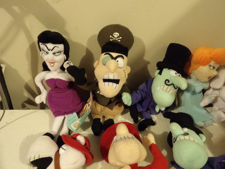 * Rocky and Bullwinkle & Friends 8 in Plush CVS Exclusive Set Of 10 Some W/Tags