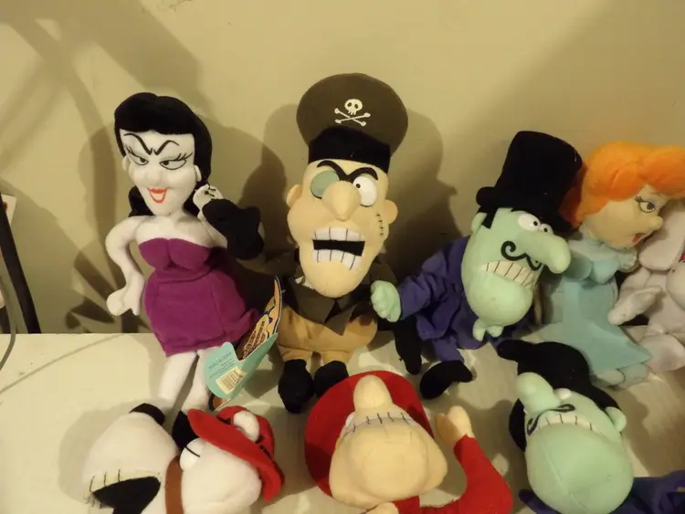 * Rocky and Bullwinkle & Friends 8 in Plush CVS Exclusive Set Of 10 Some W/Tags