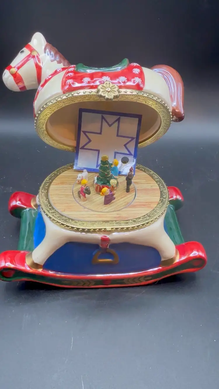 Mr. Christmas Musical Rocking Horse Ornament