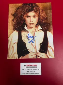 Tracey Gold Growing Pains Carol Seaver Autograph 8x10 Zombie Hideout Store COA