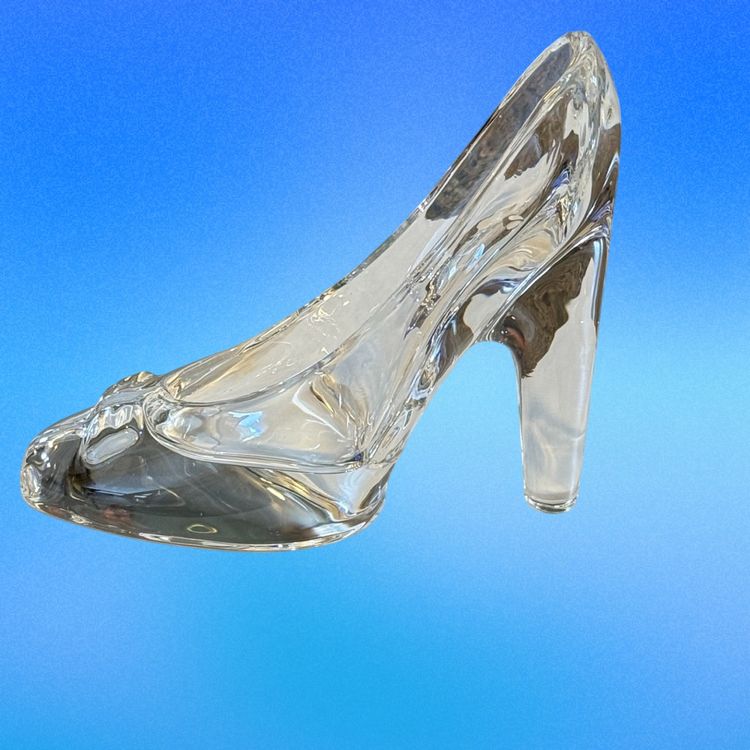 #01 - Sculpture Crystal Shoe Glass Slipper Paperweight (KK)