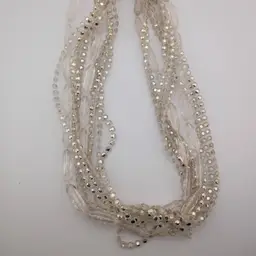 Vintage multistrand beaded necklace