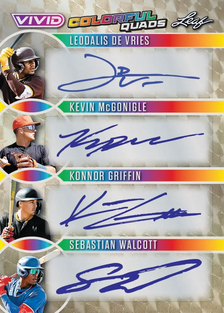 2025 Leaf Vivid Baseball JUMBO Hobby Box (Personal Rip/Ship) (Rips 11/7)