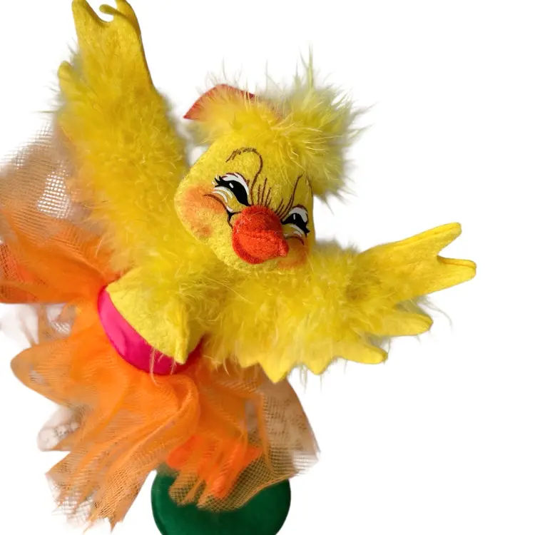 Yellow Annalee Dancing Ballerina Easter Chick Figurine