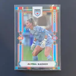 ALYSSA NAEHER Captain #37/50 Chicago Red Stars 2024 Parkside Pacific NWSL Soccer Card