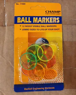 Lot of  24 packs of CHAMP Ball Markers