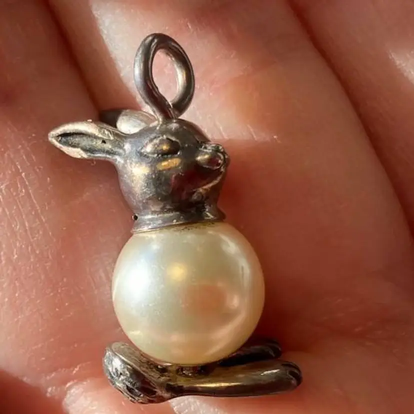 Child's Sterling Silver Bunny Pendant