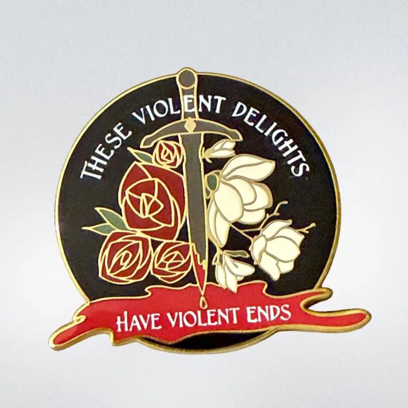 Owlcrate Collectible #70 Violent Delights Have Violent Ends Enamel Lapel Pin