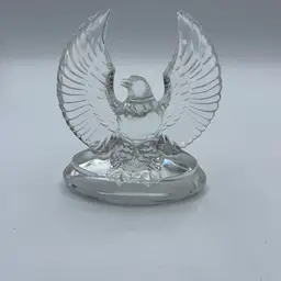 30-Stolzle Crystal Eagle "Handmade in Austria" by Stolzle Kristall 4 3/4” Vintage