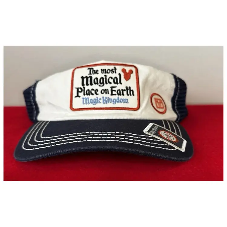 Disney Parks Junkfood Magic Kingdom Most Magical Place On Earth Trucker Hat Cap