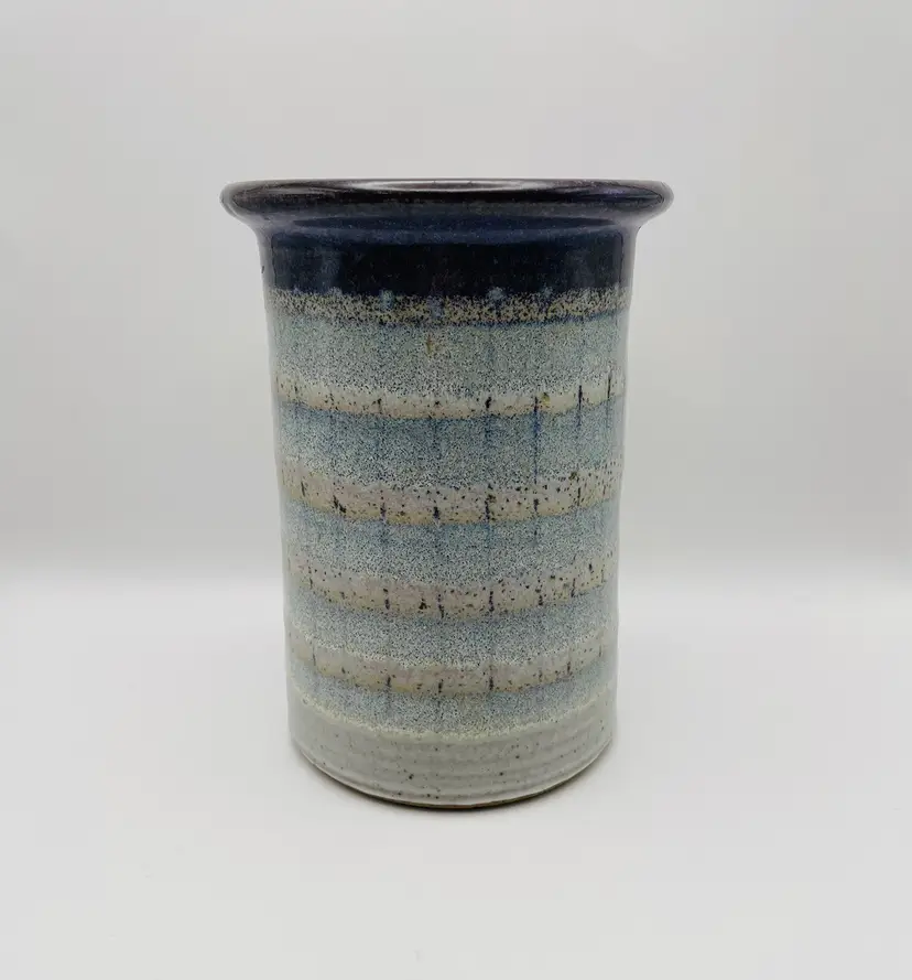 Handmade Pottery From Seagrove, NC, Utensil Holder/Wine cooler/Vase, Dated 2008, Signed