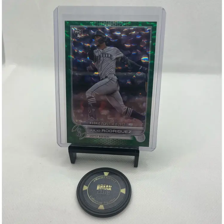 Julio Rodriguez 2022 Topps Update Green Foil /499 Seattle Mariners
