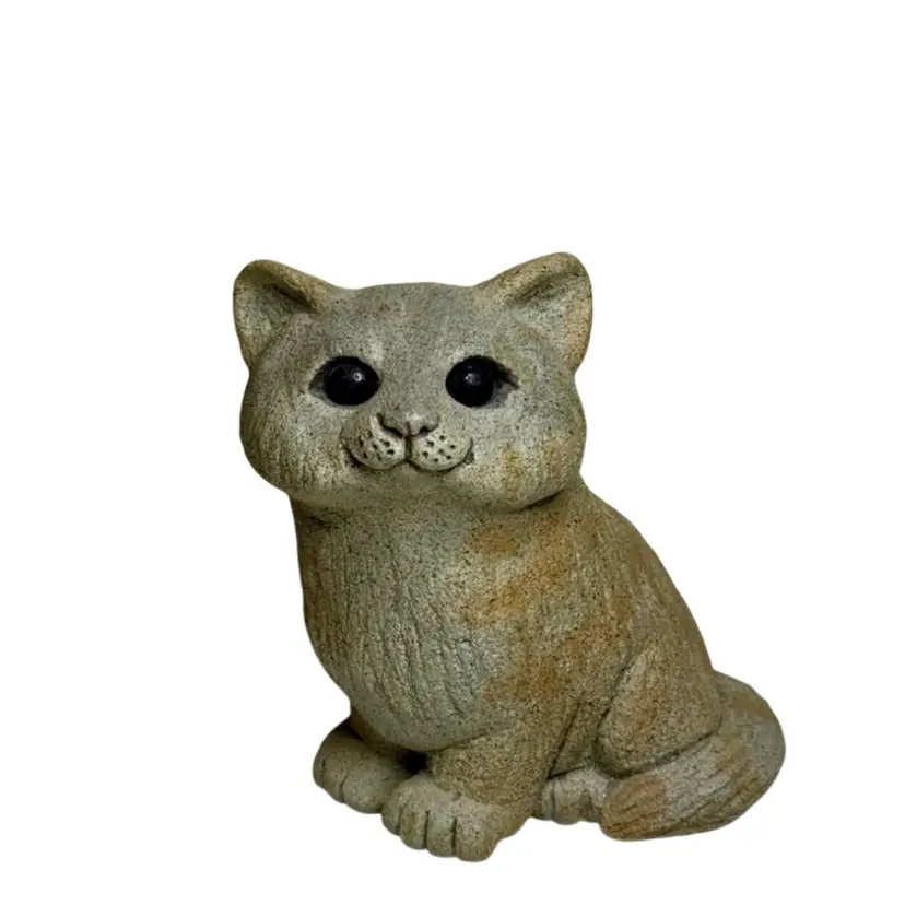 Cat Figurine Lou Rankin Creations 1993 Mini Paws #1329/19,500 Hallmark Galleries
4-1/2” T x 4” L x 3-1/2” W