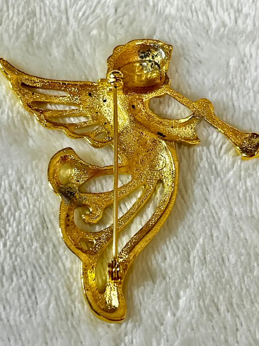 Angel Brooch signed AAI