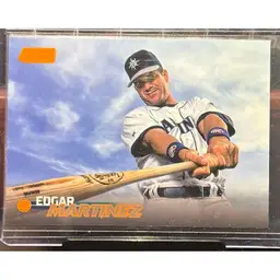 Edgar Martinez Seattle Mariners 2023 Stadium Club Orange Foil #/199