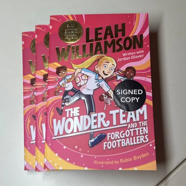 Leah Williamson - The Wonder Team And The Forgotten Footballers Book Autographed Signed Copy