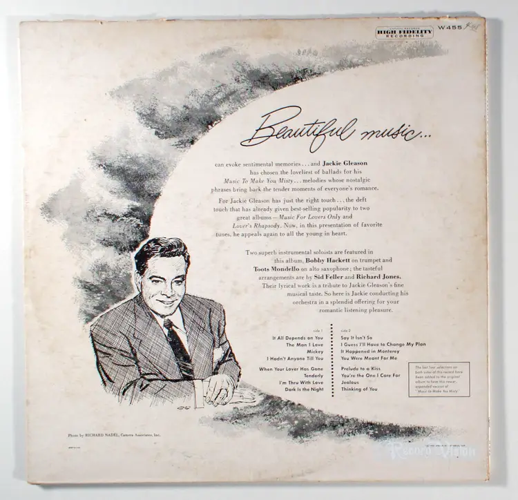 Jackie Gleason - Music to Make You Misty (1953) Vinyl LP • Jazz