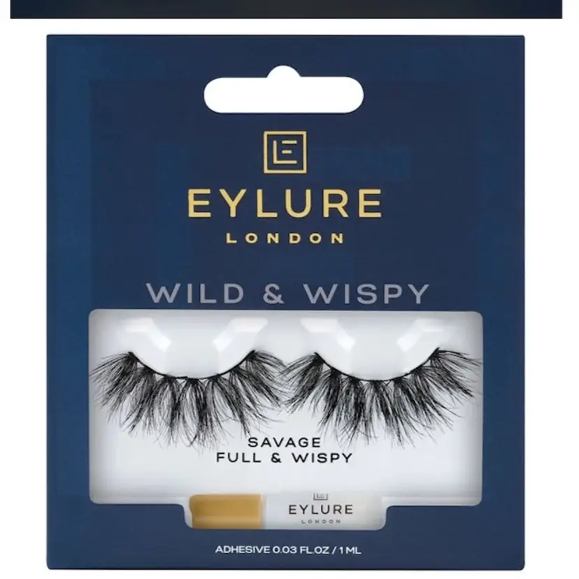 Eylure Wild & Wispy Lash + Glue Latex Free NEW