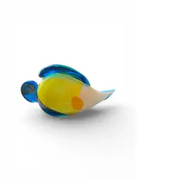 TROPICAL FISH BLOWN GLASS VINTAGE PAPERWEIGHT SCULPTURE NAUTICAL SEALIFE OCEAN