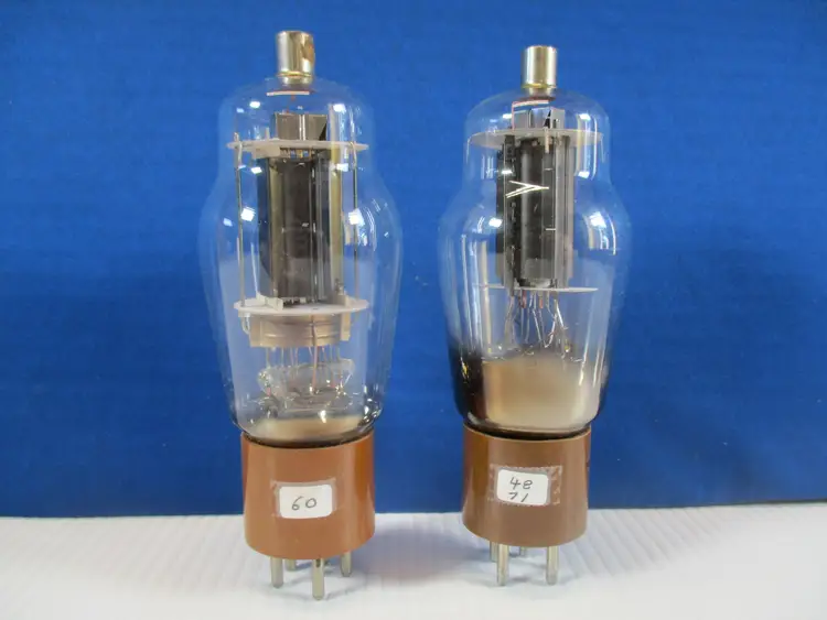 807 Vacuum Tubes RCA GE Lot of 2 TV-7 Tested Strong