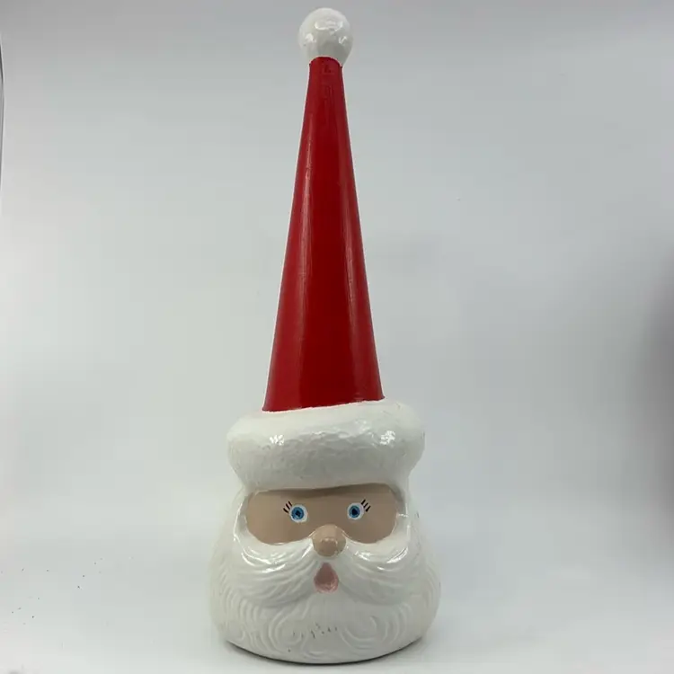 Vintage Ceramic Hobbyist Santa 13” Giddy Up Gala