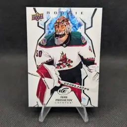 Ivan Prosvetov 2021-22 Upper Deck Ice Rookie Card (RC) #110 - Arizona Coyotes