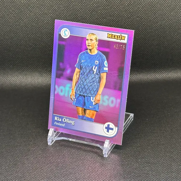 Ria Oling Eurostars /75 2025 Topps Merlin Euros - Finland