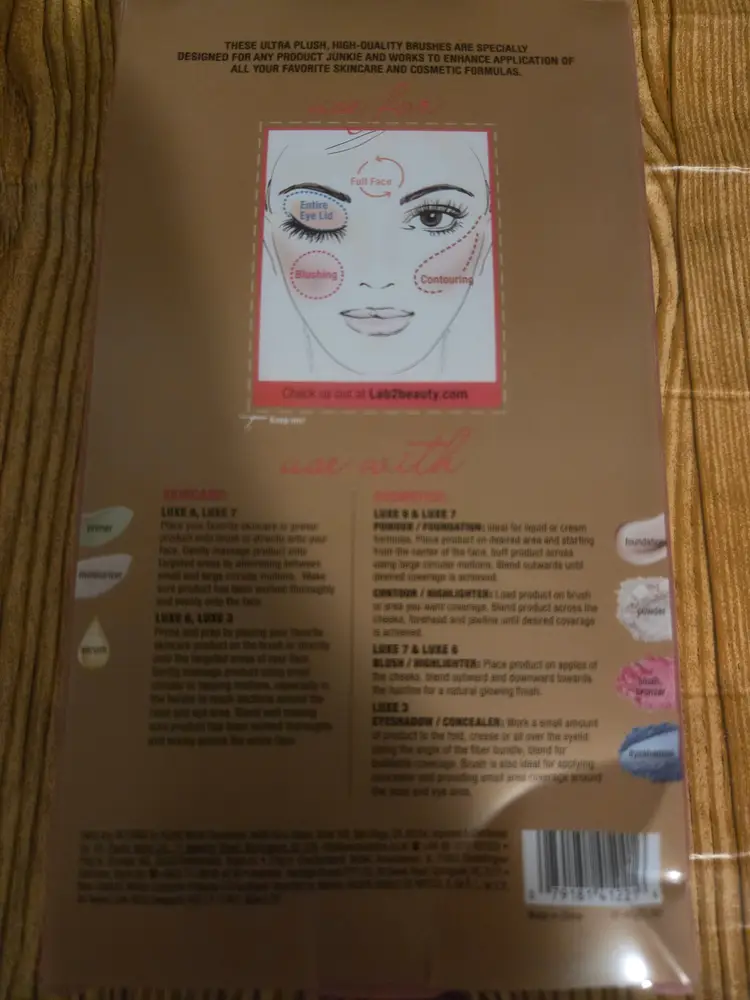 L.A.B 4 PIECE LUXE BRUSH KIT