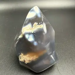 Natural Orca Agate Flame Healing Polished Crystal Stone 4" 354g