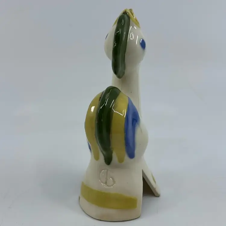 Vintage Cleminson California Pottery Ralphie The Rooster Pie Bird 4.5”