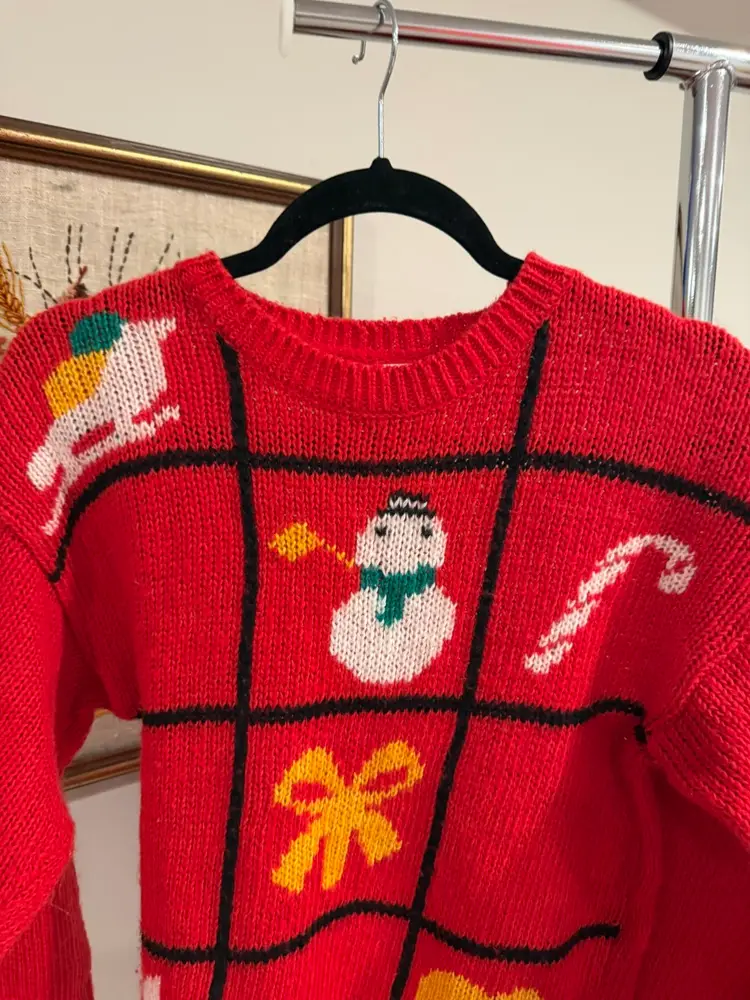 Vintage 80s/90s Ugly Christmas Sweater Small