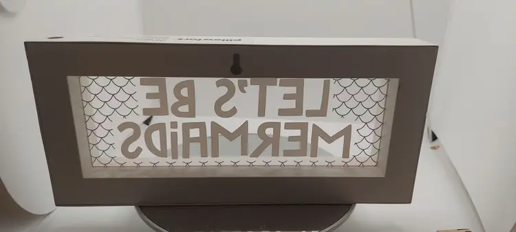 Light Up Let's Be Mermaids LED Light Box SOLD OUT ALL Target Stores!! Pillowfort