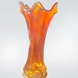 Imperial Glass Marigold Carnival Vase