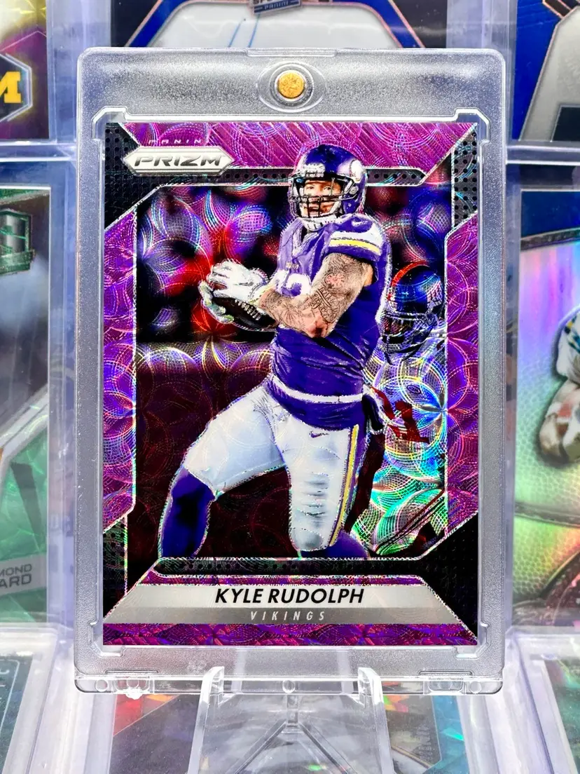 Kyle Rudolph 2016 Prizm COLOR MATCH Numbered /99 Purple Scope Minnesota Vikings
