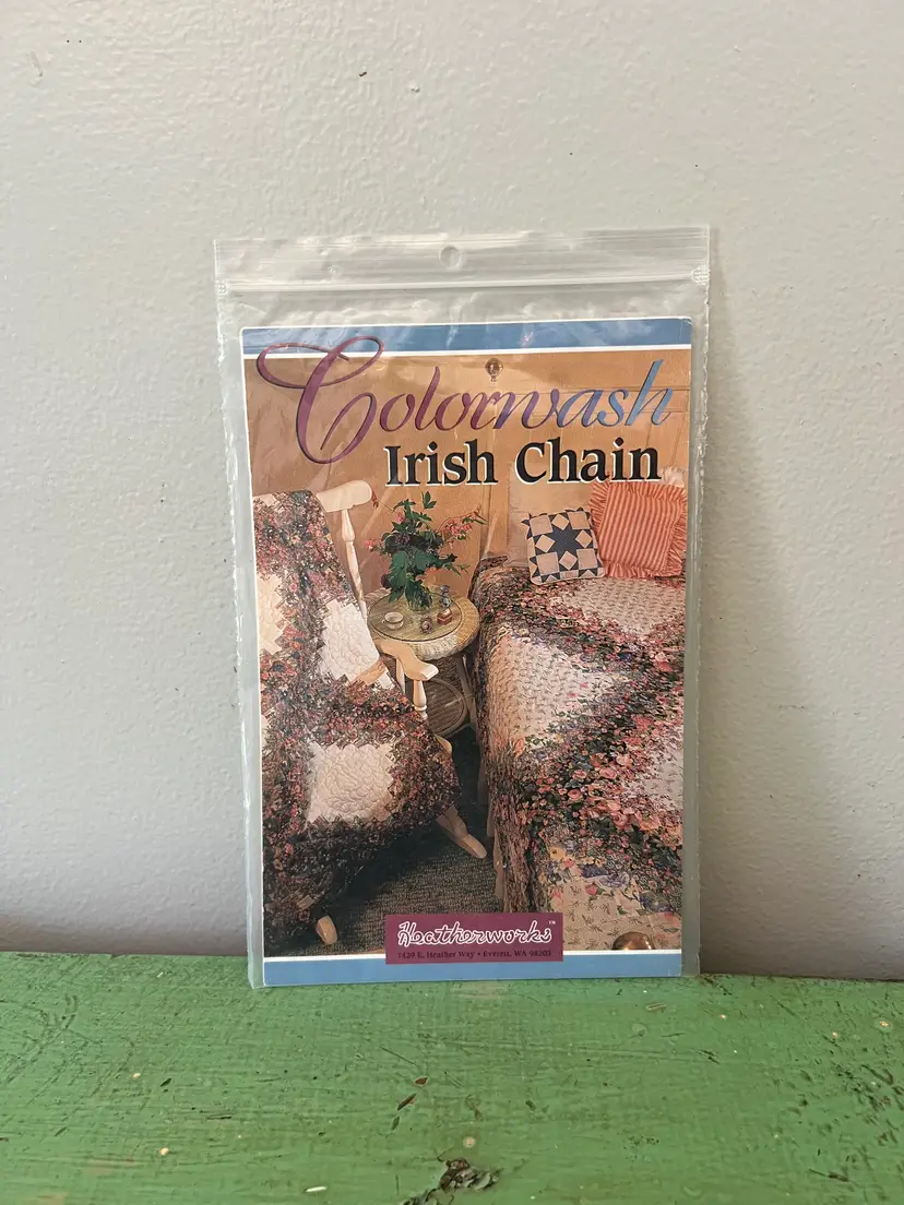 Irish Chain- Colorwash Quilt Pattern. Heatherworks c 1995