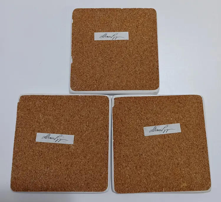 Woodland Creatures Ceramic Coasters