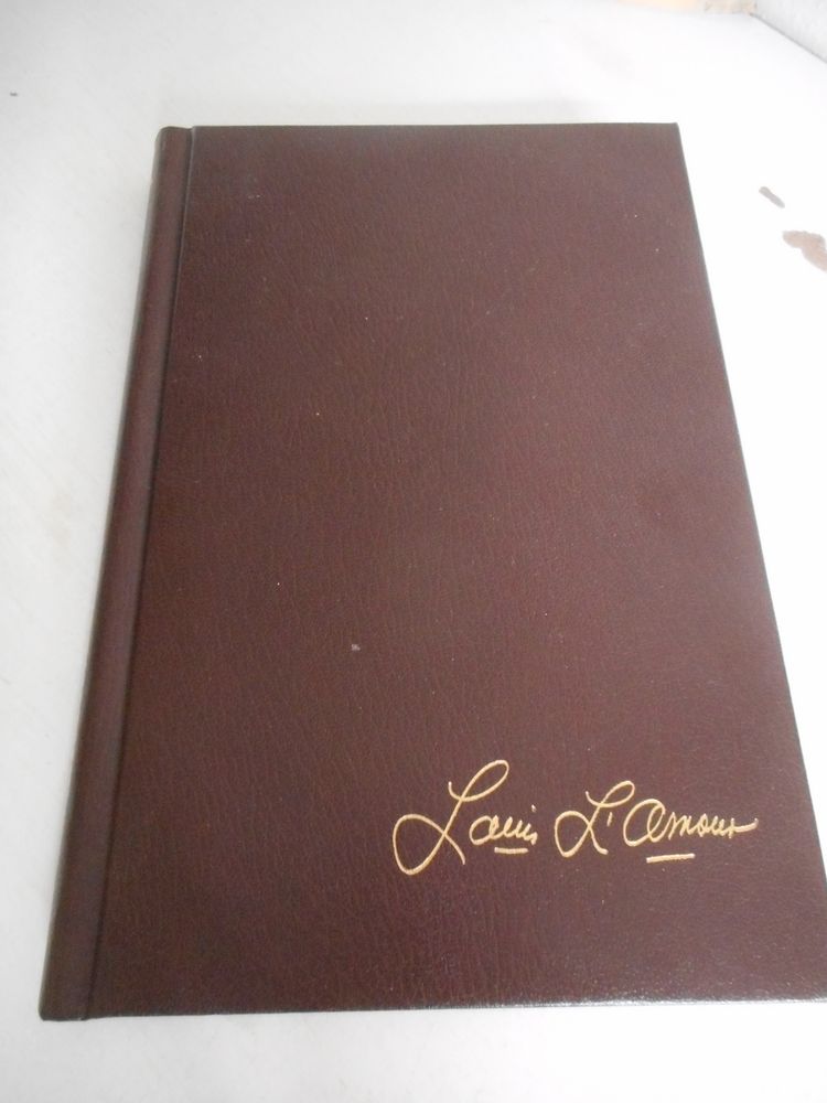 Louis L'Amour GUNS OF THE TIMBERLANDS Bantam Leatherette Hardcover Western Book L'Amour