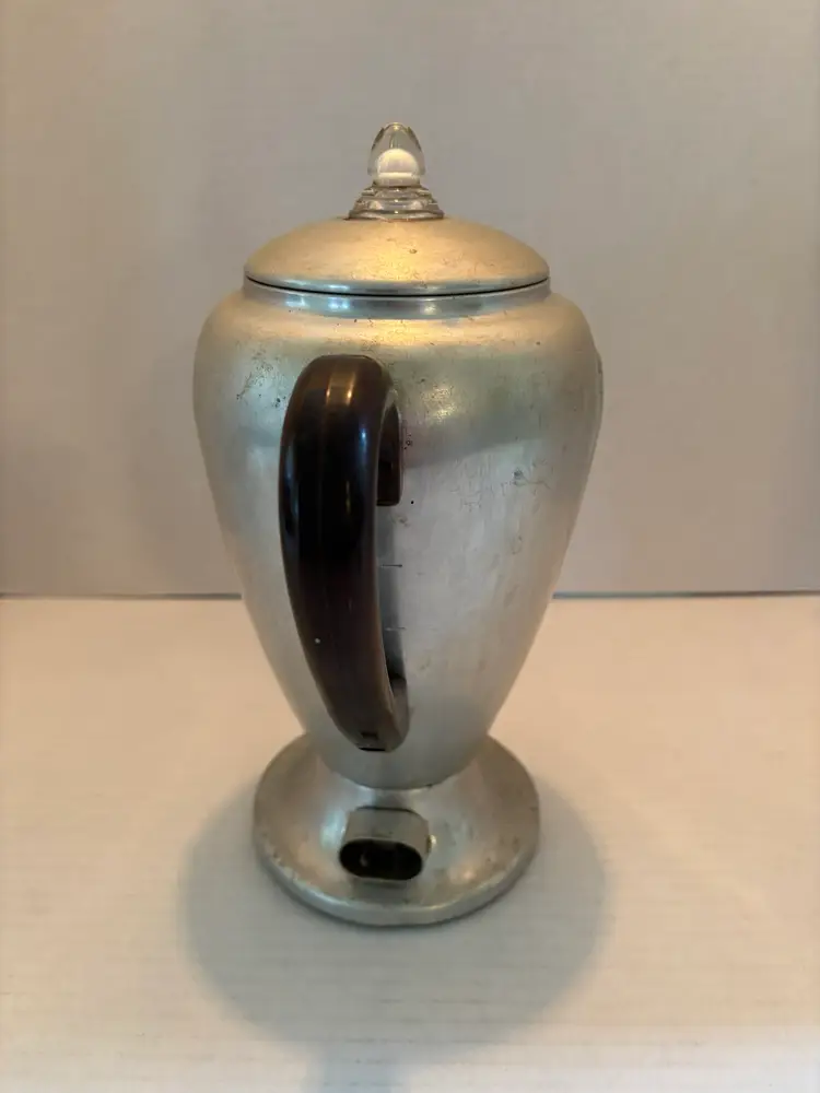 Vintage Aluminum Mirro-Matic Electric Percolator 8 Cup With Original Cord