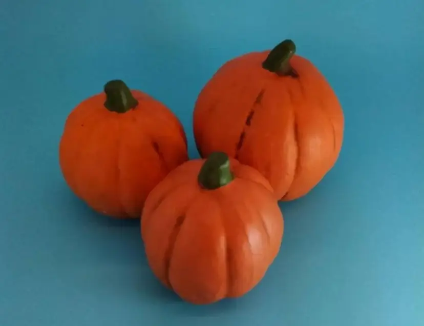Handcrafted Mini Pumpkin Trio