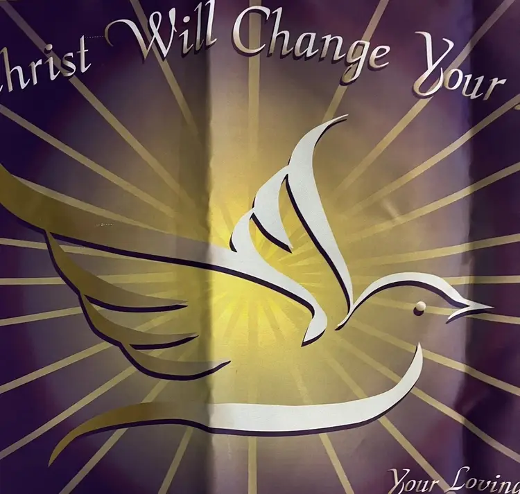 Jesus Christ Will Change Your Life Yard Banner Flag 29”x20” Easter Flag