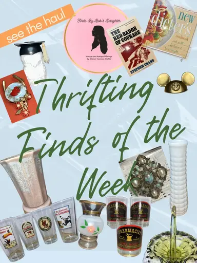 Thrifting Finds Of The Week-Thursday Edition Featuring Studio Pottery 