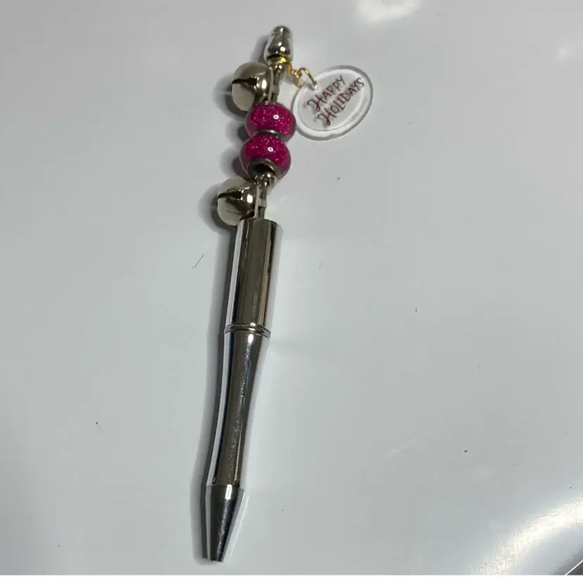 Fidget Pen Handmade By Me! Black Ink! Replaceable Cartridges!  "2"  Extra Ink Cartridges Included! 1 blue and 1 black!