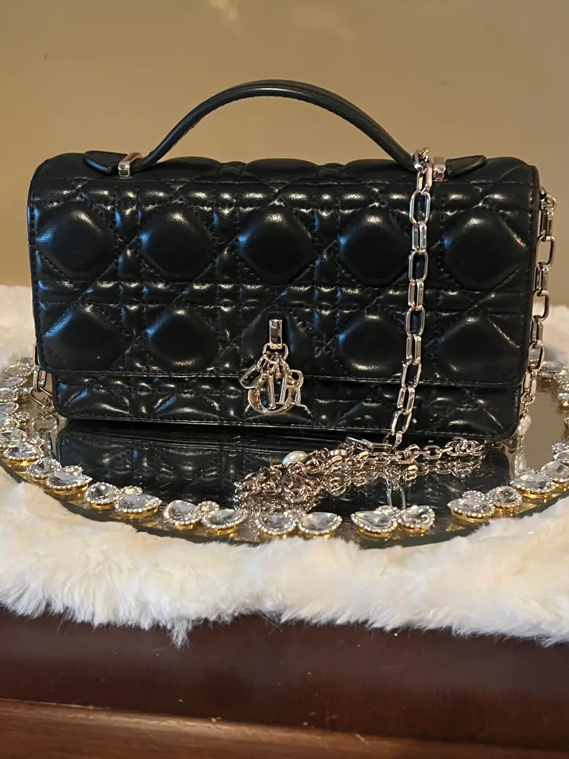 Authentic Christian Dior Micro Cannage Crossbody